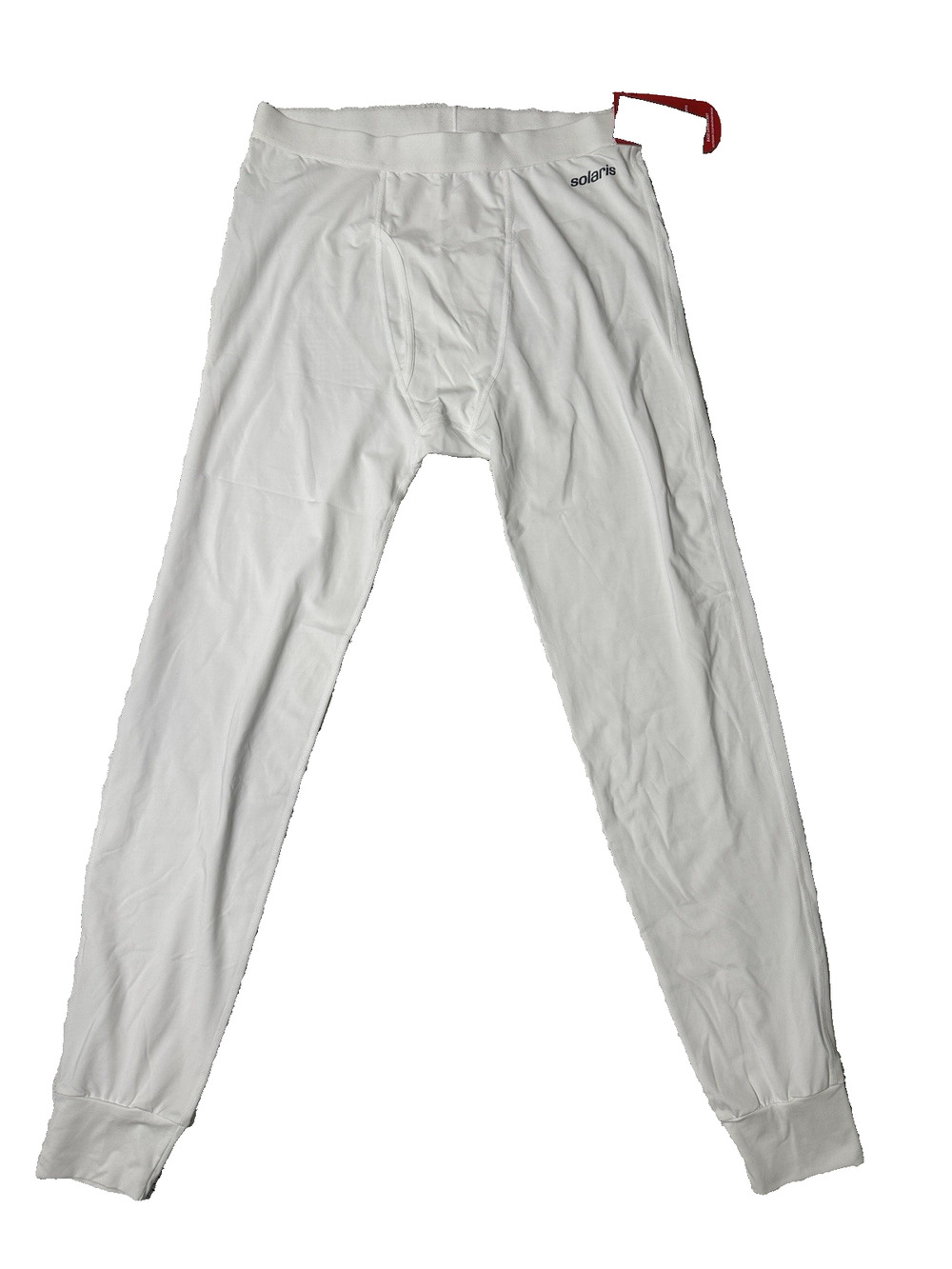 Solaris Base Layer Pants Mens L White Thermal Leggings NWT